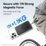 (TS) Baseus MagPro 3 Magnetic Wallet Stand - Cosmic Black - Image 11