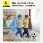 (TS) Baseus Security P1 Lite Indoor Camera 2K - Moon White - Image 13