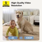 (TS) Baseus Security P1 Lite Indoor Camera 2K - Moon White - Image 11