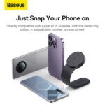 (TS) Baseus PrimeTrip C02 Magnetic Car Phone Mount - Cluster Black - Image 5
