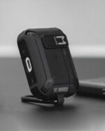 AULUMU A19 Case for AirPods Pro with Lock & Keychain - Black - Image 4