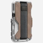 (TS) AULUMU G03 Multi-Tool Magnetic Metal Wallet Leather Cover - Genuine Leather