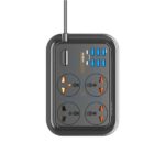 Moxom MX-ST06 Power Strip 2500W 4 Outlets 6 USB 2 Type-C - Image 2