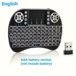 I8 Mini Wireless Keyboard with Touchpad & Air Mouse 2.4G 7-Color Backlit - Image 2