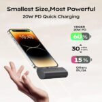 ⁦VEGER Mini Power Bank 5000mAh 20W PD Lightning⁩ - الصورة ⁦4⁩