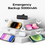 ⁦VEGER Mini Power Bank 5000mAh 20W PD Lightning⁩ - الصورة ⁦5⁩