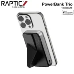 Raptic Trio Power Bank 10000mAh 20W MagSafe- Black