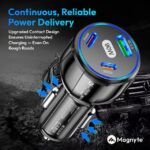 Magnyte Trident Pro 90W Car Charger 3-Port PD QC3.0 - Image 3