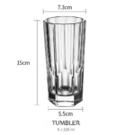 6-Piece Cocktail Glass Set – 328ml Elegant Drinking Glasses - Image 2