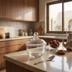 Glass Sugar Bowl with Spoon – 12 cm Elegant Storage Jar - Image 4