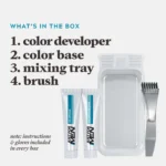 Just For Men Mustache & Beard Dye Kit for Facial Hair Color with Brush Applicator - Image 3