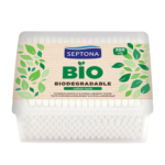 Septona Biodegradable Cotton Buds 200 Pieces Eco Friendly 100% Cotton Hygiene Box