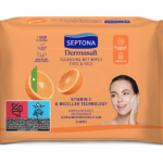 Septona Dermasoft Cleansing Wet Wipes with Vitamin C & Micellar Technology 20 Pack