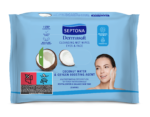 Septona Dermasoft Cleansing Wet Wipes with Coconut Water & Oxygen Boosting Agent 20 Pack