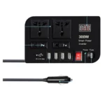 BYGD E8982 Car Power Inverter 300W - Black - Image 3