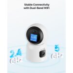 * ZOSI PT Indoor Camera with Screen Dual Lens 3MP + 3MP - Image 5