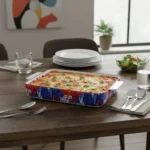 3-Piece Ceramic Baking Dish Set – Rectangular Ovenware - Image 5