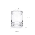 Small Decorative Glass Jar – 14 cm Biscuit Storage Jar - Image 2