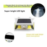 Solar Motion Sensor LED Light 10W COB 450LM IPX65 - Image 3