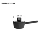 Non-Stick Sauce Pan with Lid – Multiple Sizes - Image 4