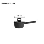 Non-Stick Sauce Pan with Lid – Multiple Sizes - Image 3