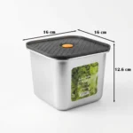 Stainless Steel Food Storage Container Set – Stackable Kitchen Containers - Image 3