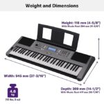 Yamaha PSR-I300 Portable 61-Key Keyboard with USB Connectivity - Image 2