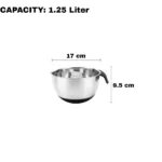 Stainless Steel Multi-Purpose Mixing Bowl with Non-Slip Silicone Base - Image 2