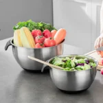 Stainless Steel Multi-Purpose Mixing Bowl with Non-Slip Silicone Base - Image 10