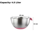 Stainless Steel Multi-Purpose Mixing Bowl with Non-Slip Base - Image 6