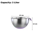 Stainless Steel Multi-Purpose Mixing Bowl with Non-Slip Base - Image 5