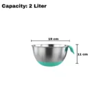 Stainless Steel Multi-Purpose Mixing Bowl with Non-Slip Base - Image 3