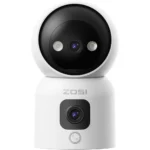 * ZOSI Indoor PT Camera with Dual Lens 2MP + 2MP
