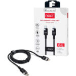 ROFI USB-C to Lightning Cable Fast Charging Perfume Black
