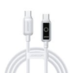 JOYROOM S-A55 StarFlight Series 100W Auto Power-Off Fast Charging Data Cable (Type-C to Type-C) 1.2m – White