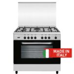 Flamegas Gas Cooker 90x60cm 5 Burner, Stainless Steel