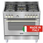 Ignis Gas Cooker 90x60cm 5 Burners, Inox