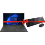 Dell DC15250 - 15.6-inch FHD touchscreen / Intel Core i5, 16GB RAM, 16GB storage, 512GB NVMe M.2 SSD / Windows 11 Pro, English keyboard, 1-year warranty.