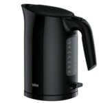 Braun Electric Kettle 3000 Watts 1.7 Liters, Black - WK3110-BLACK