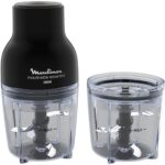 Moulinex Chopper with Extra Bowl 300 Watts 400ml, Black - DJ520827