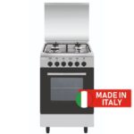 Flamegas Gas Cooker 55x40cm 4 Burner, Silver - EB-5540S