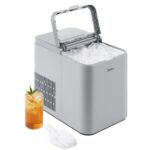 Midea 12kg Bullet Ice Maker, Gray - MERI12BG43KW