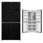 Panasonic 4 Door French Door Refrigerator 446 Liters 15.8 CFT, Black - NR-DC60MSSKW