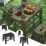 Portable Foldable Outdoor Camping & Picnic Table