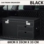 Multipurpose Lockable Leather Storage Box