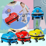 Kids Ride-On Travel Suitcase with Wheels