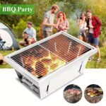 Portable Foldable BBQ Grill for Camping & Picnics