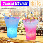 7L Large LED Ice Bucket with Bluetooth Speaker