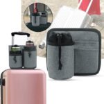 Hands-Free Cup Holder for Travel Luggage