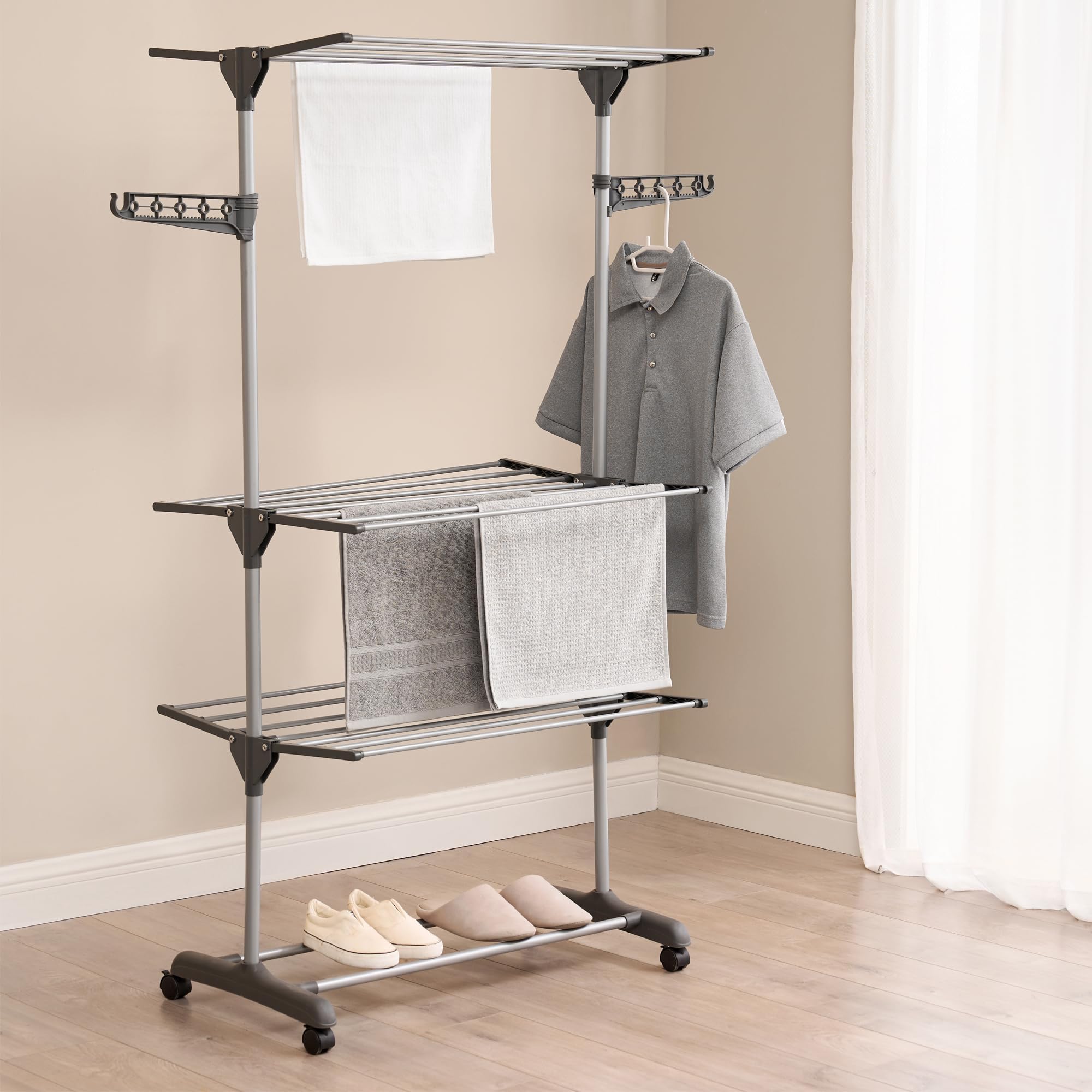 71gdhHhQOpL._AC_ CLOTH DRYER RACK TW 116-1 - Image 1